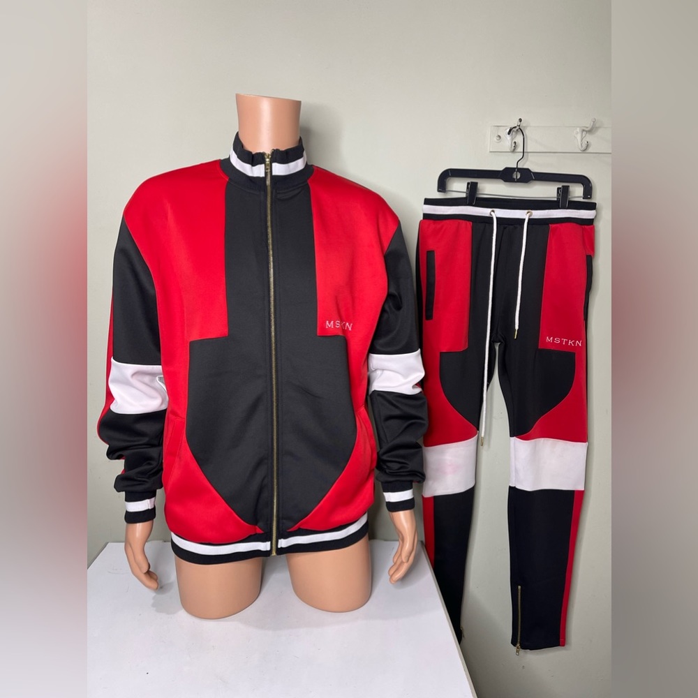 Mstkn Society Clothing Two-Piece Track Suit for Men